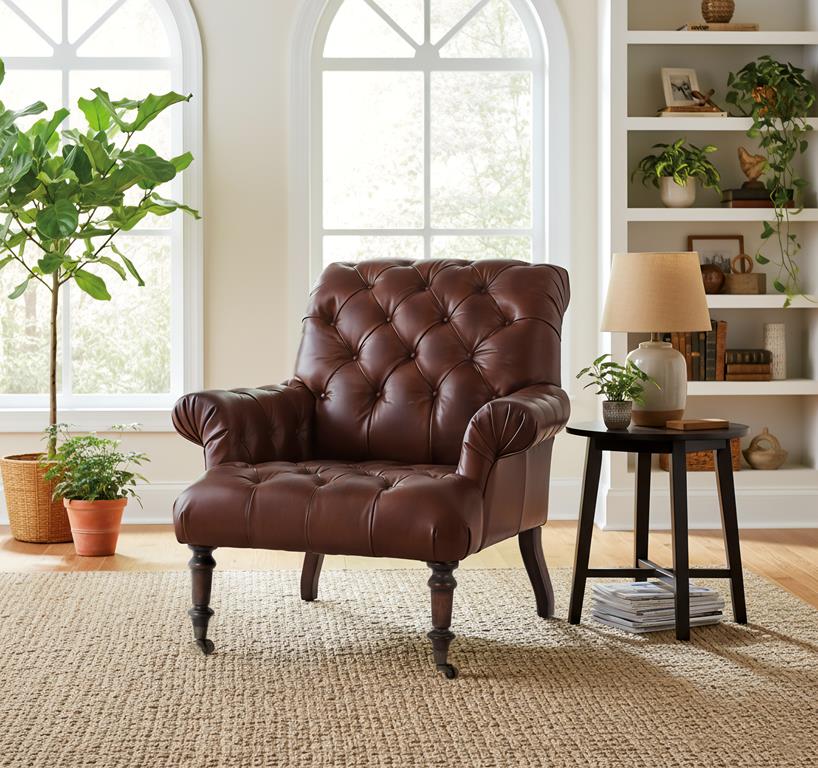 FAUTEUIL EN CUIR